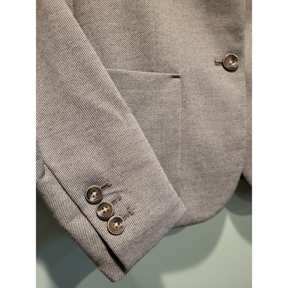 Gap Academy Blazer Heathered Gray Size 6 Pockets 2 Button - Picture 2 of 7